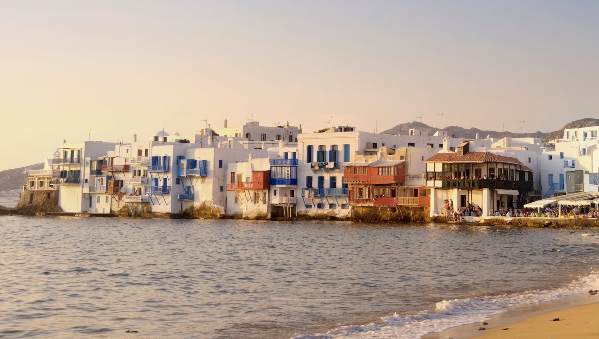little venice, MSC Cruises, Mykonos, Cruise ship little venice, MSC Cruises, Mykonos, Cruise ship