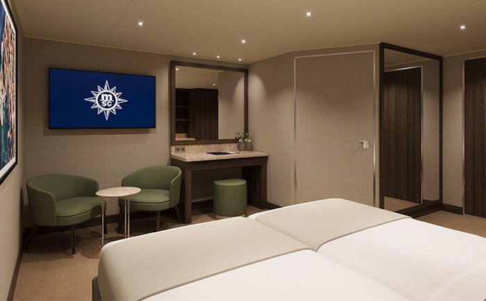 MSC Yacht Club Interior Suite, MSC Poesia | MSC Cruises