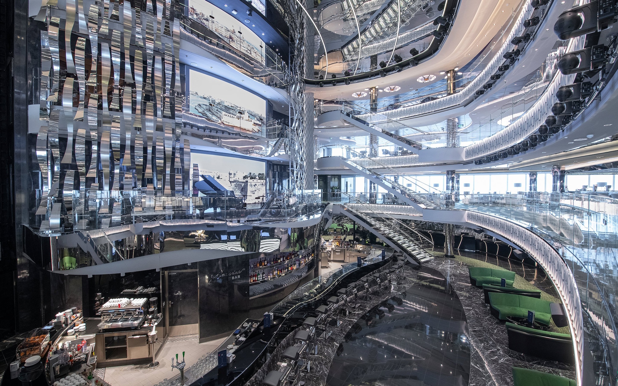 MSC Seaview Public Area Four Decks Atrium 04 MSC Seaview Public Area Four Decks Atrium 04