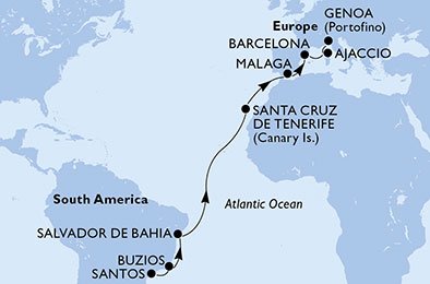 Brasil, España, Francia, Italia