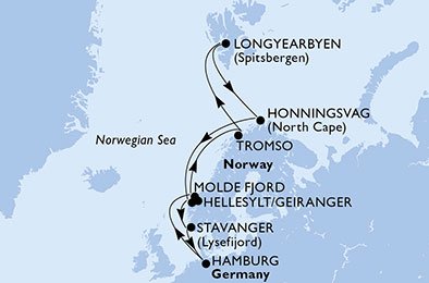 Alemania, Noruega, Islas Svalbard y Jan Mayen