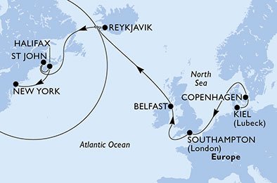 Alemania, Dinamarca, Reino Unido, Islandia, Canadá, Estados Unidos