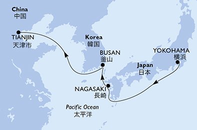 Japón, República de Corea, China