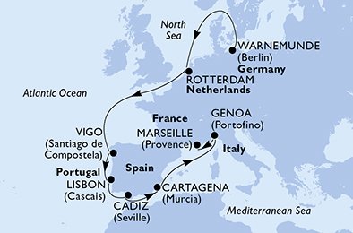 Alemania, Holanda, España, Portugal, Italia, Francia