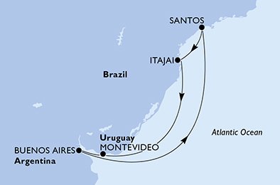 Uruguay, Argentina, Brasil