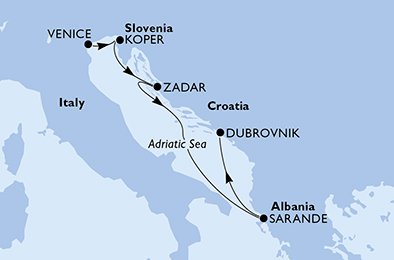 Italia, Eslovenia, Croacia, Albania