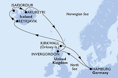 MSC PREZIOSA Norte Europa (Alemania, Escocia, Islandia ) - Msc Preziosa. Del  Mar del Norte a Islandia - Foro Cruceros por el Atlántico